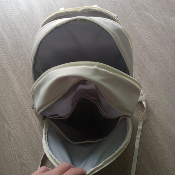 NEW Cream Ivory All in motion Athletic Sporty Backpack - Picture 5 of 6